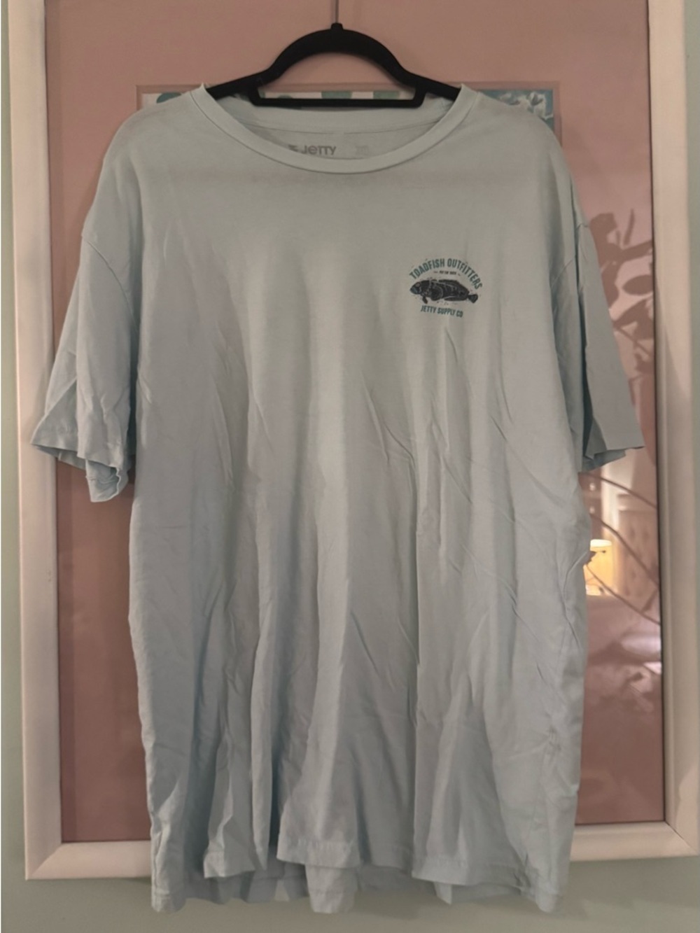 Light Blue Short Sleeve Graphic Tee by Jetty